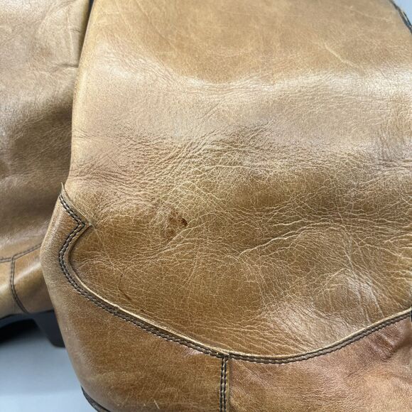 Eurosuole Western Front Zip Up Boots Men Size 9 US, 42 EU Brown Leather Cushion - Picture 11 of 11